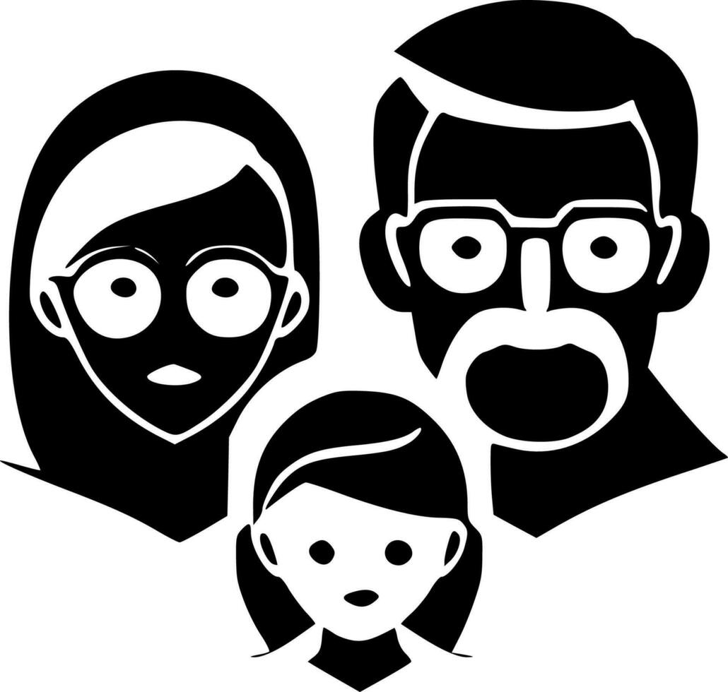 Family - High Quality Vector Logo - Vector illustration ideal for T-shirt graphic