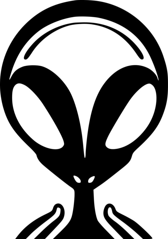 Alien - High Quality Vector Logo - Vector illustration ideal for T-shirt graphic