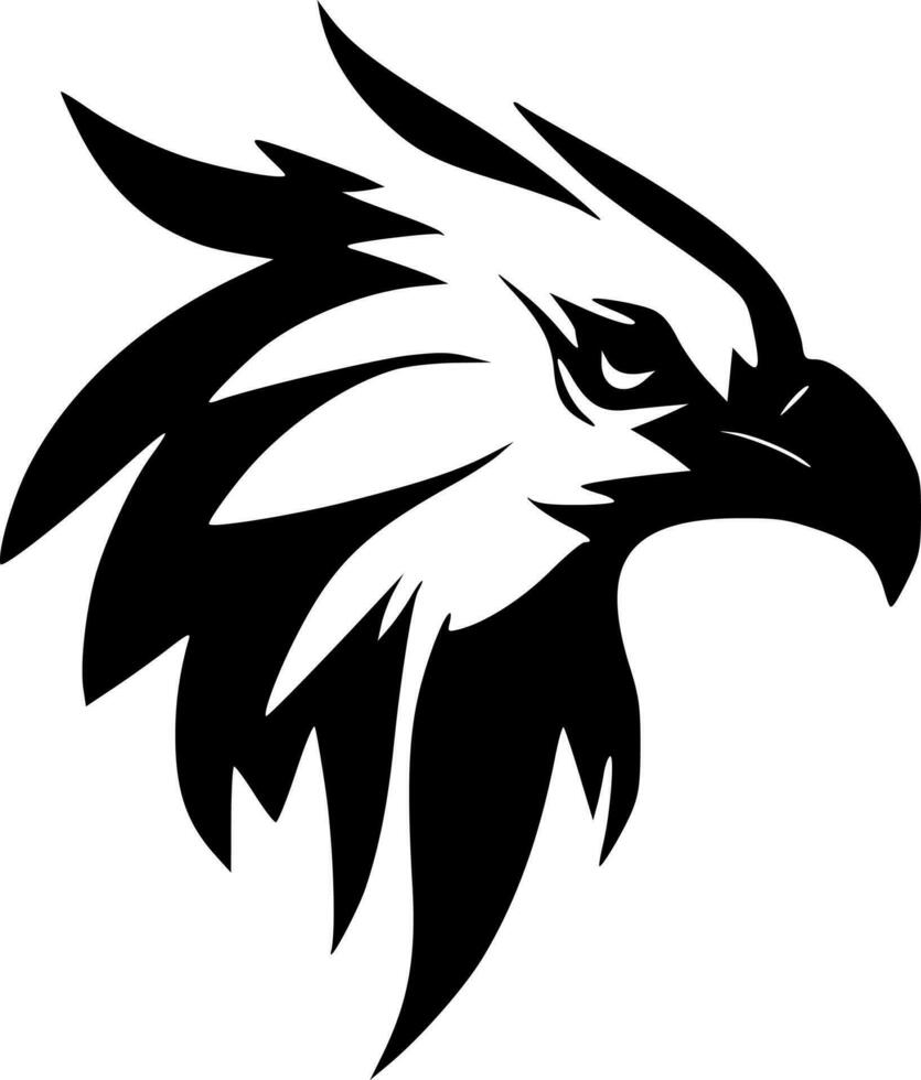 Eagle, Minimalist and Simple Silhouette - Vector illustration