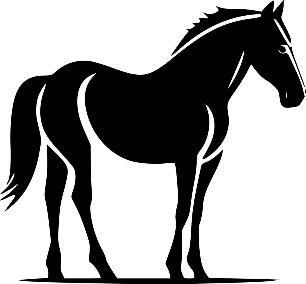 Horse - High Quality Vector Logo - Vector illustration ideal for T-shirt graphic