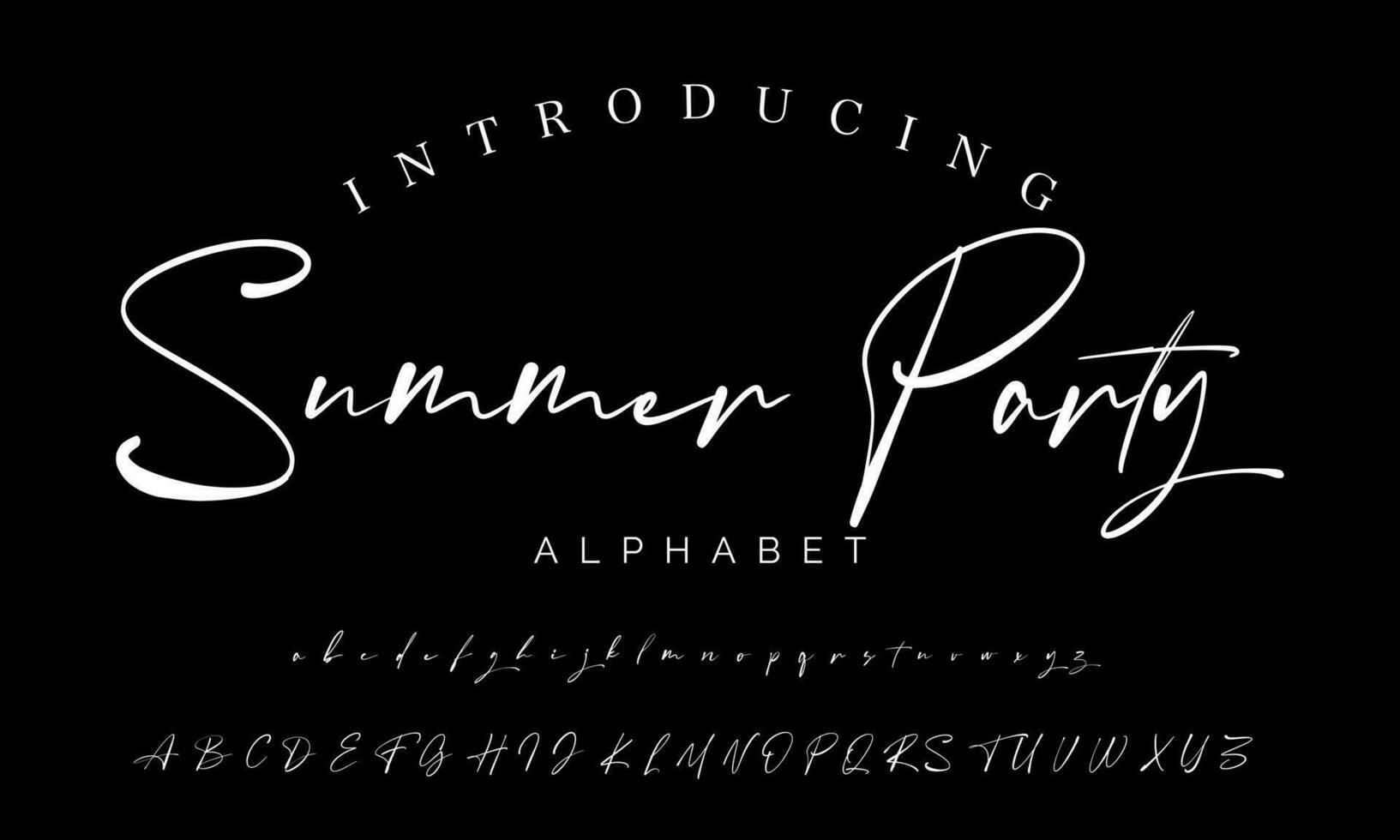 Best Alphabet Birdsong Amazing Script Signature Logotype Font lettering handwritten vector