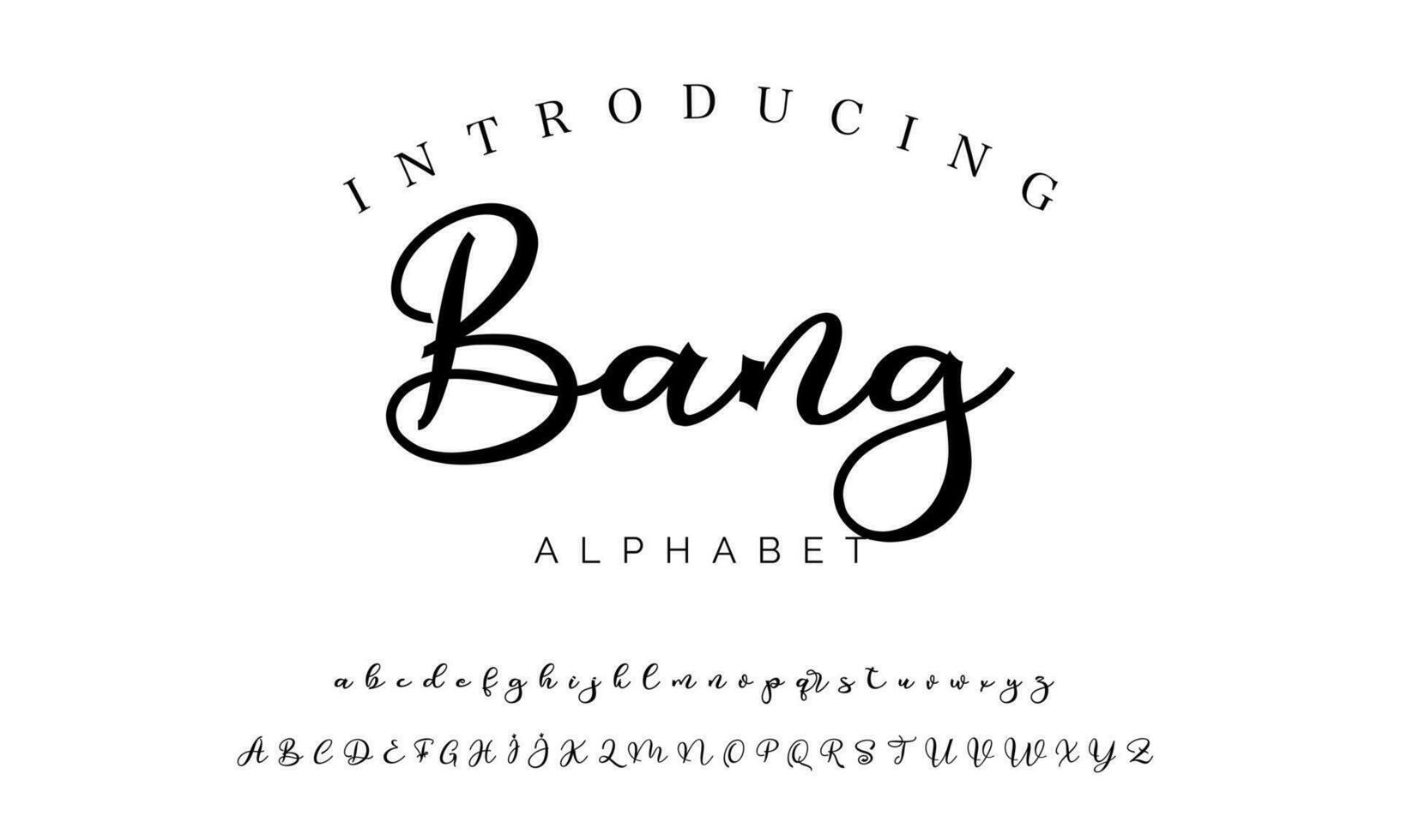 Signature Font Calligraphy Logotype Script Brush Font Type Font lettering handwritten vector