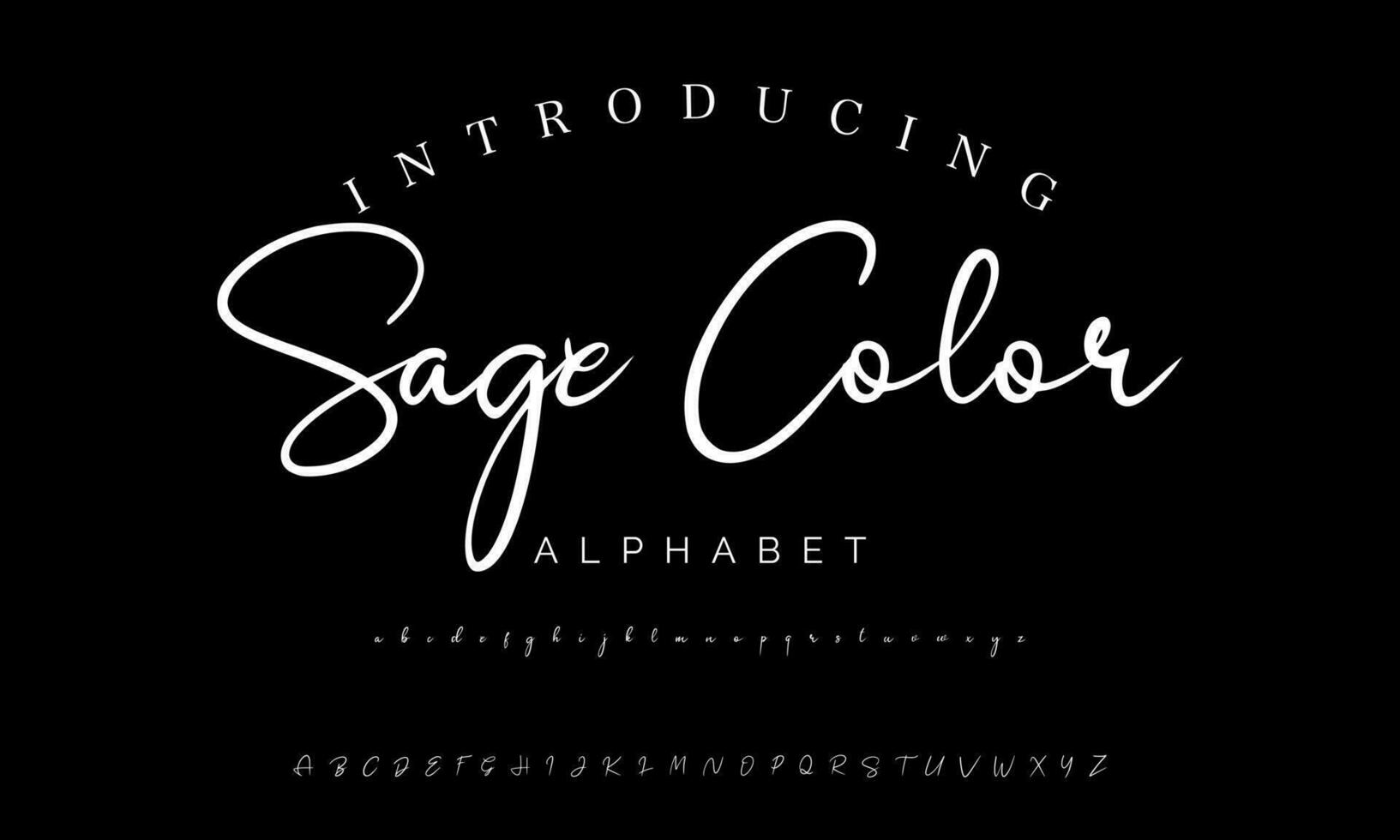 Signature Font Calligraphy Logotype Script Brush Font Type Font lettering handwritten vector