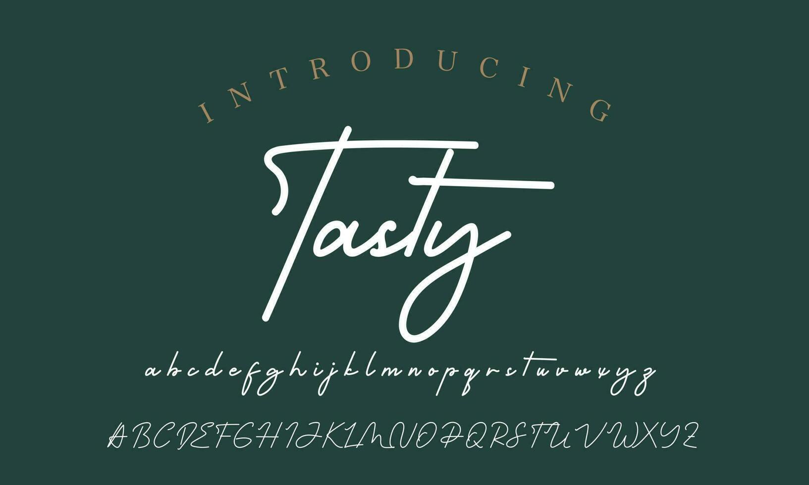 Signature Font Calligraphy Logotype Script Brush Font Type Font lettering handwritten vector