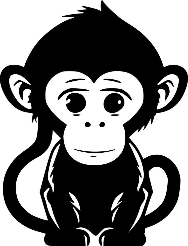 Monkey - High Quality Vector Logo - Vector illustration ideal for T-shirt graphic
