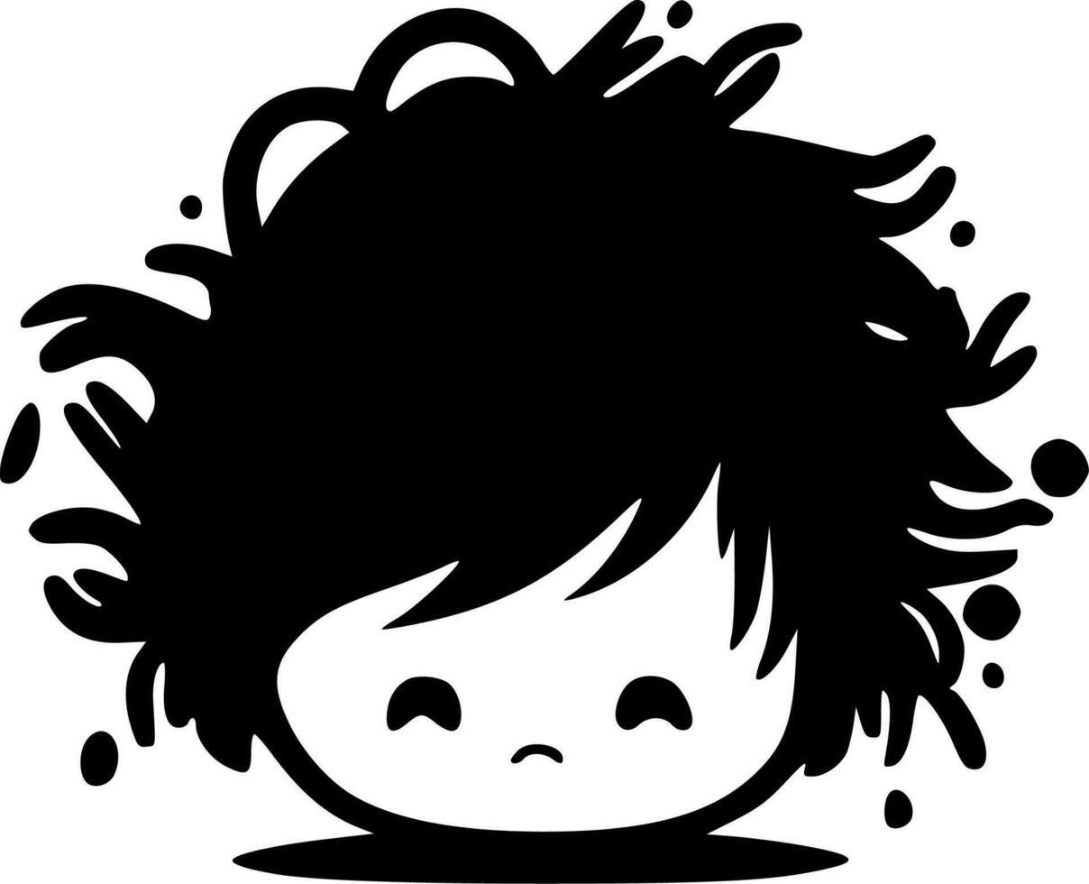 Baby - Black and White Isolated Icon - Vector illustration