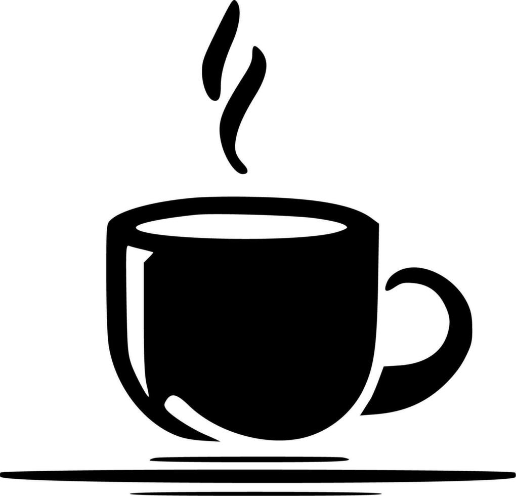 Coffee, Minimalist and Simple Silhouette - Vector illustration