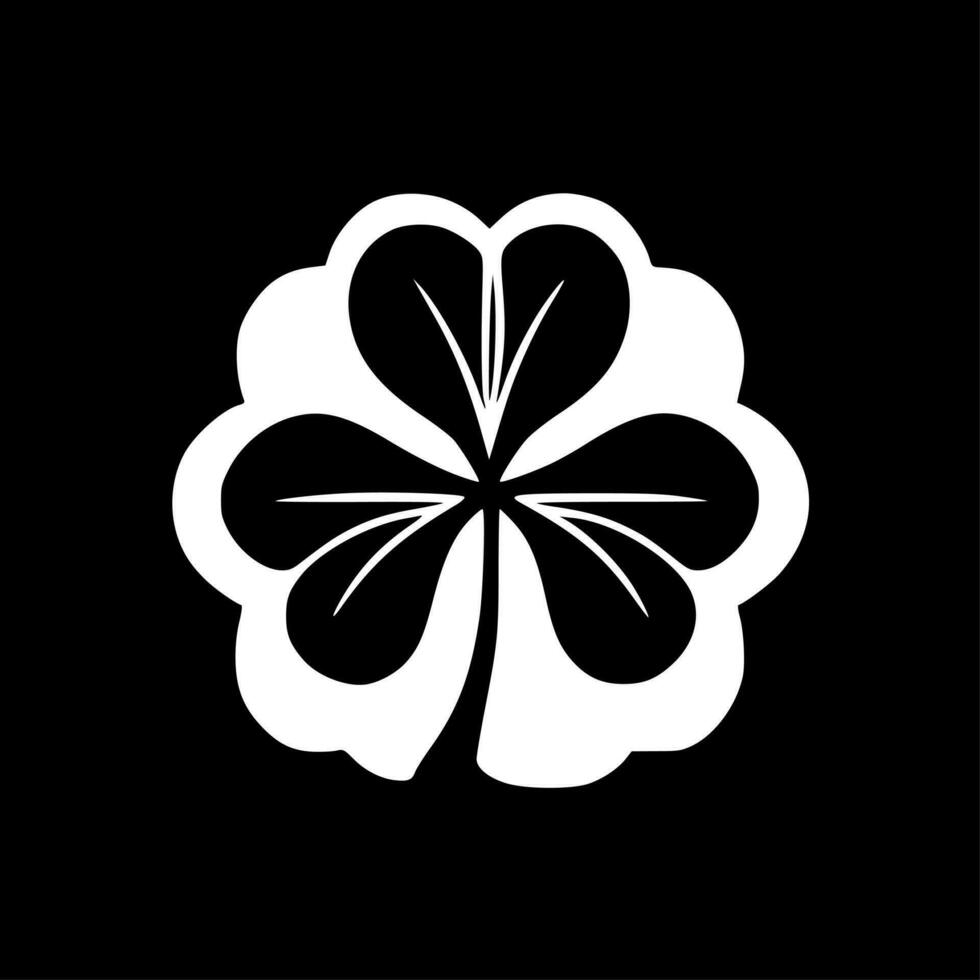 Shamrock - Minimalist and Flat Logo - Vector illustration