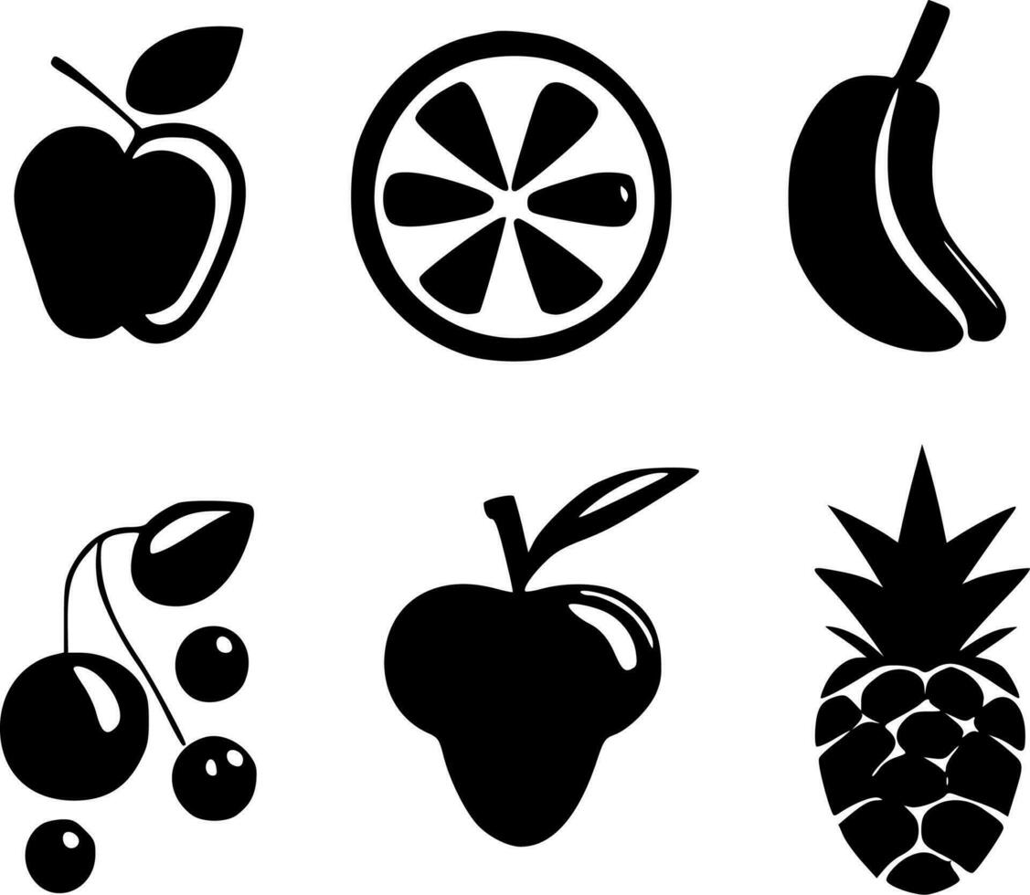 Fruit - Minimalist and Flat Logo - Vector illustration