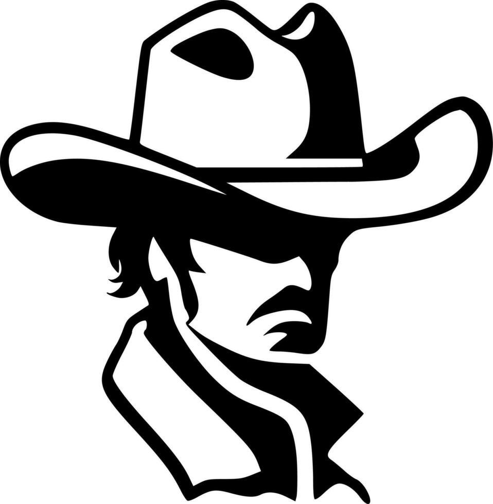 Cowboy - High Quality Vector Logo - Vector illustration ideal for T-shirt graphic