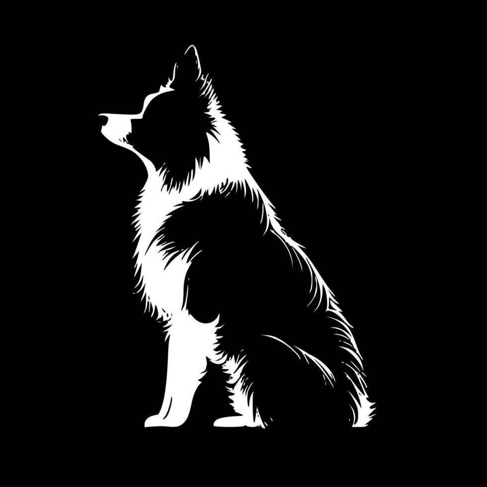 frontera collie - alto calidad vector logo - vector ilustración ideal para camiseta gráfico