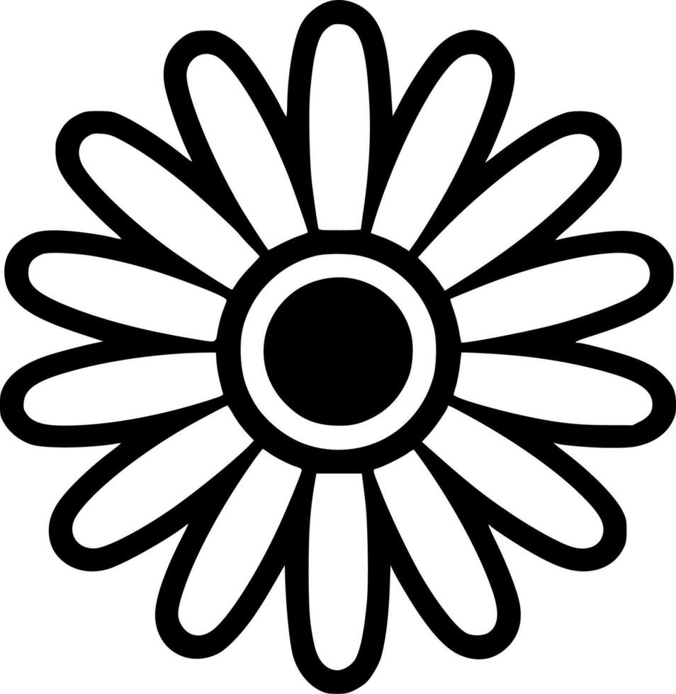 Daisy - High Quality Vector Logo - Vector illustration ideal for T-shirt graphic