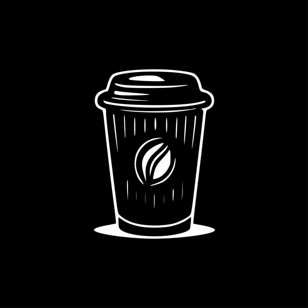 Coffee - Minimalist and Flat Logo - Vector illustration