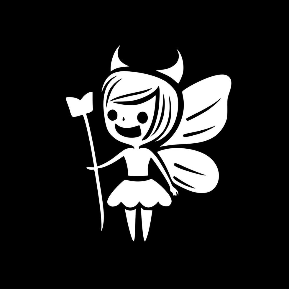 Tooth Fairy, Minimalist and Simple Silhouette - Vector illustration