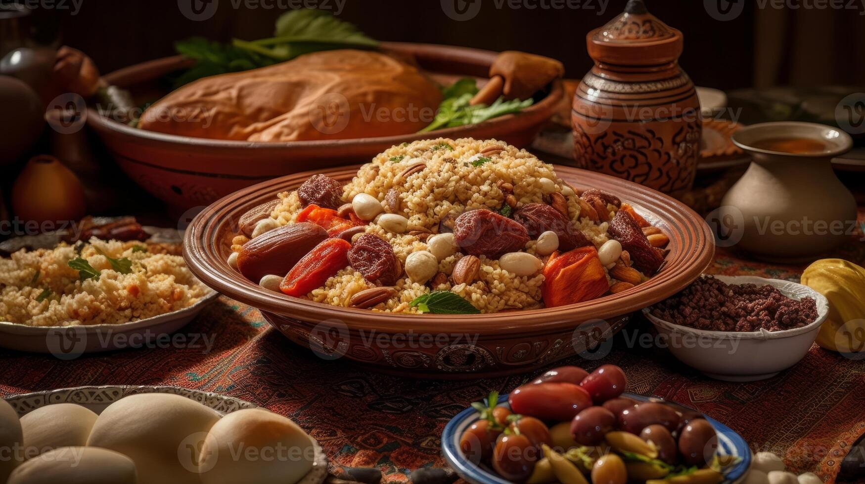 Arab dish aesthetic photo
