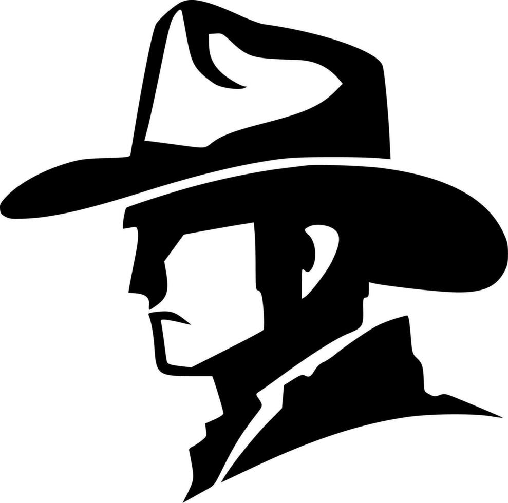 Cowboy - High Quality Vector Logo - Vector illustration ideal for T-shirt graphic