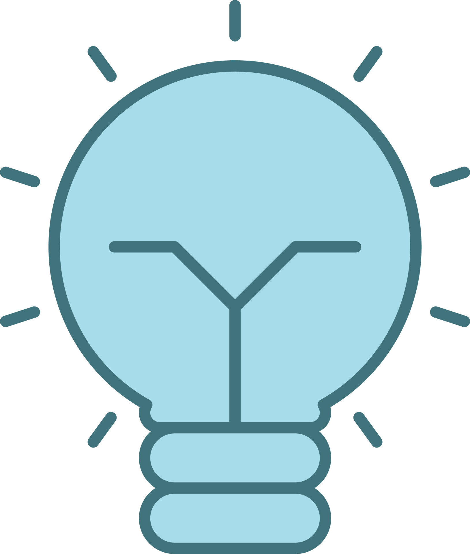 Blue color bulb deals