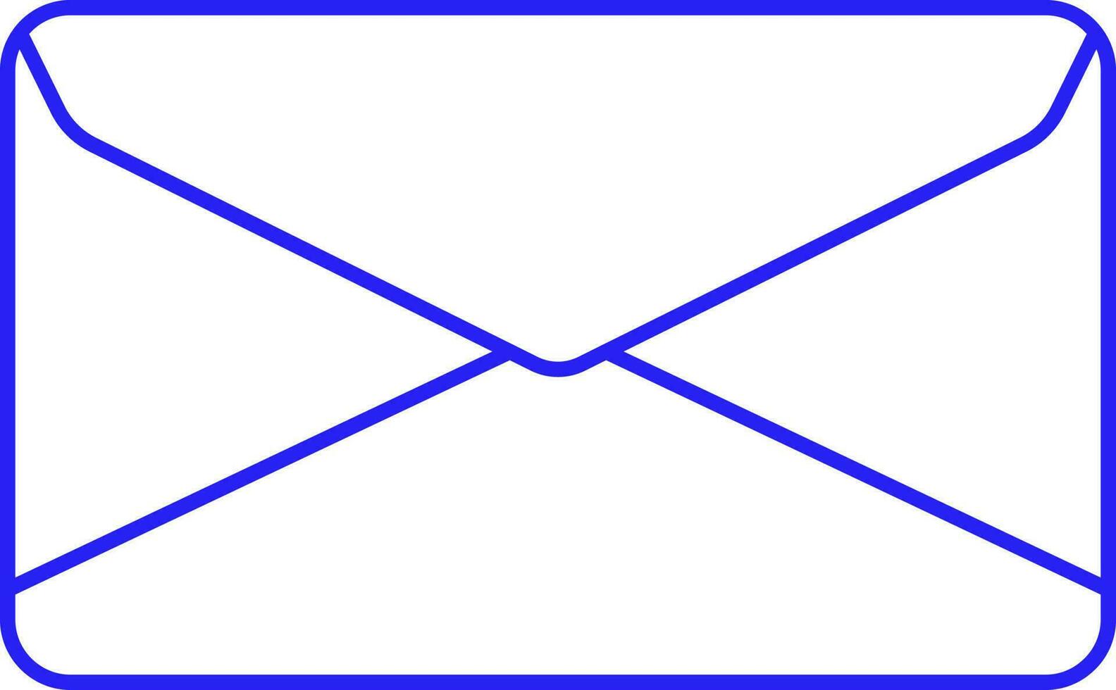 azul línea Arte sobre icono o símbolo. vector
