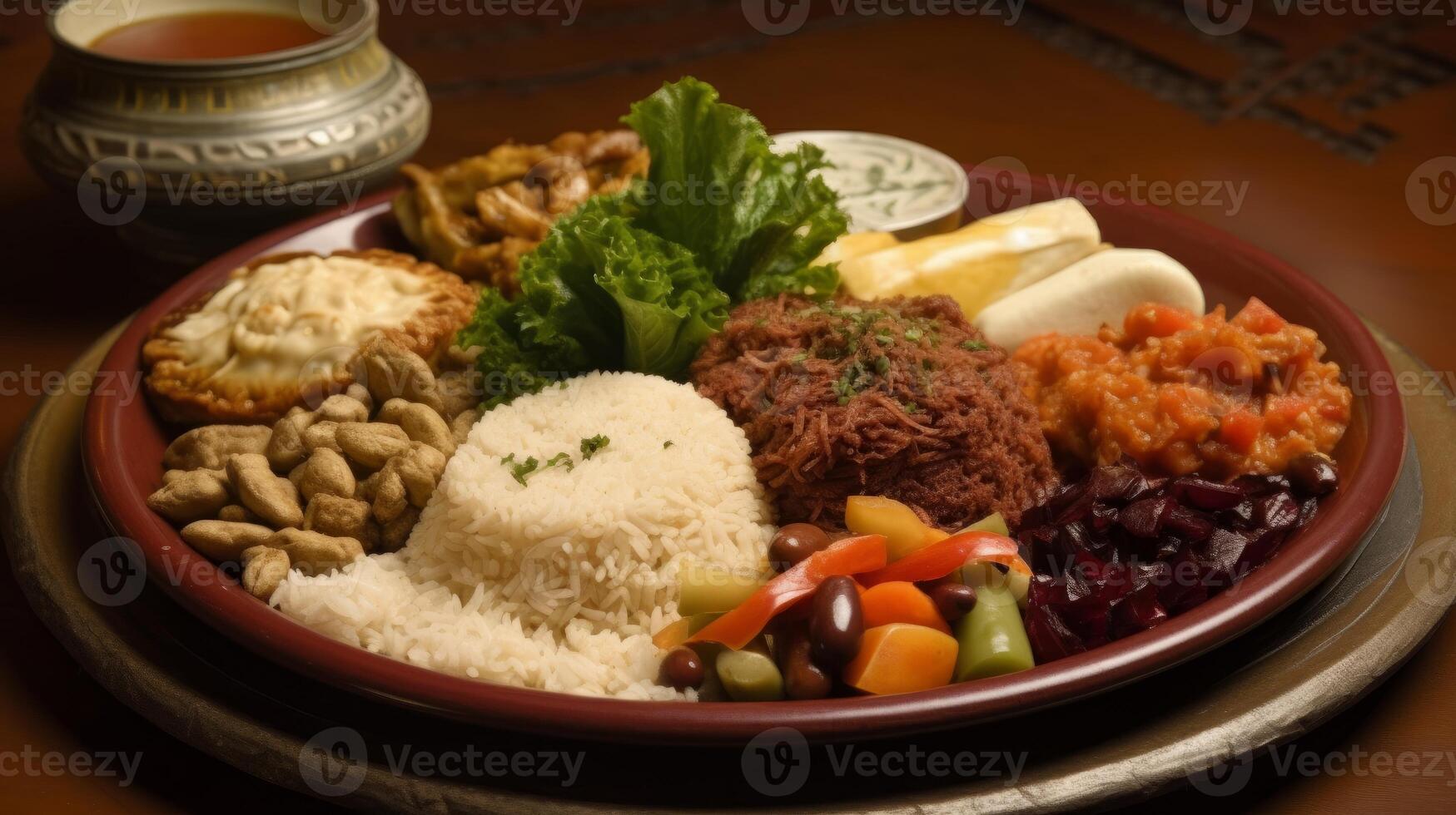 Arab dish aesthetic photo