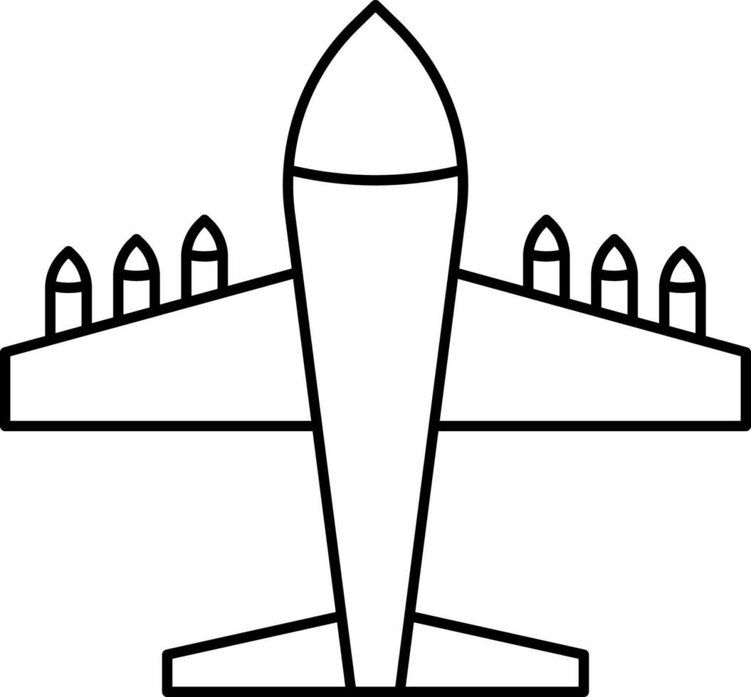 ilustración de vuelo icono o símbolo. vector