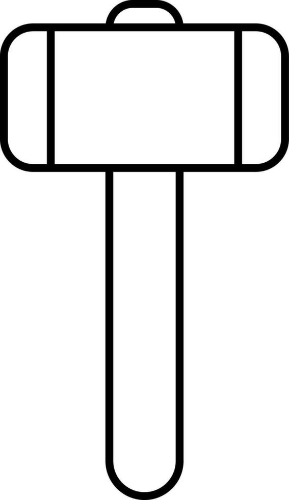 Smartphone With Selfie Stick Icon In Line Art. vector