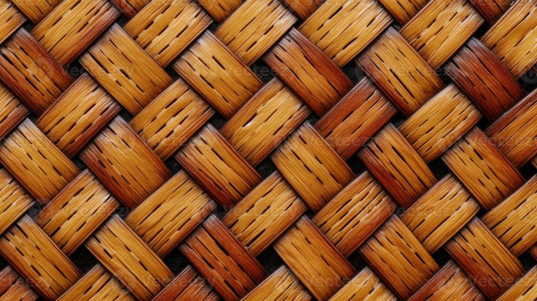 A close up of a woven pattern. photo