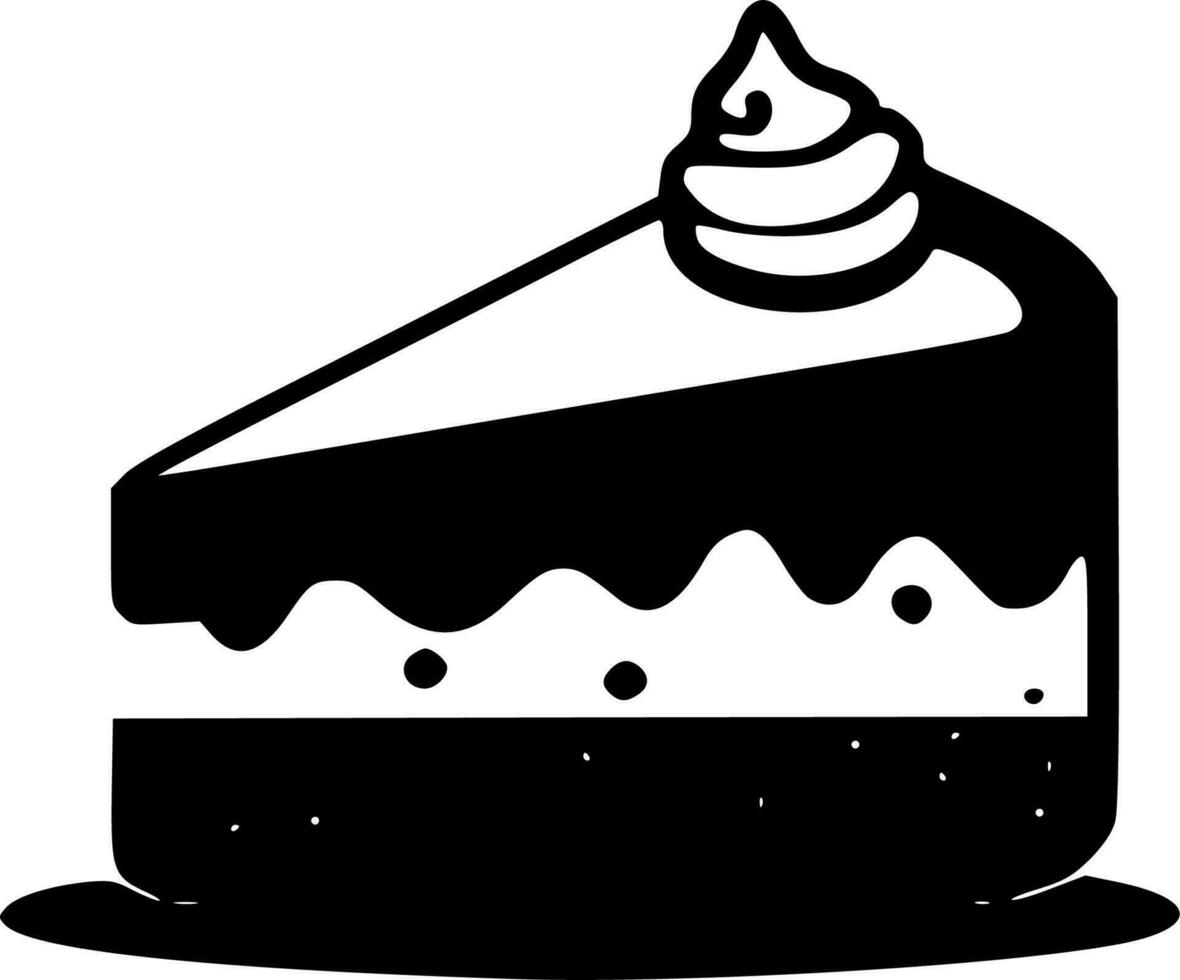 Cake - High Quality Vector Logo - Vector illustration ideal for T-shirt graphic