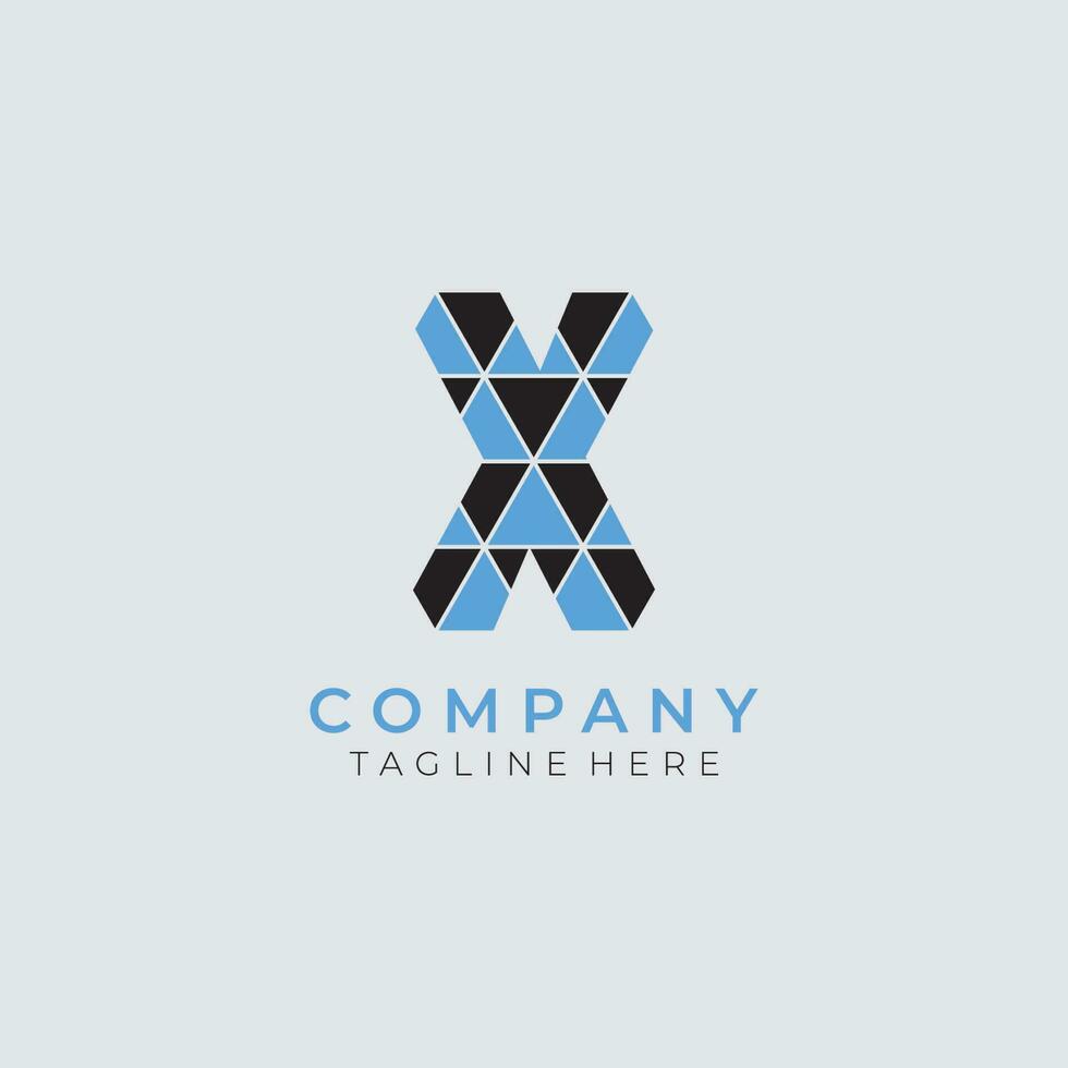 abstract monogram initial font logo template. icons for business of fashion, sport, luxury vector