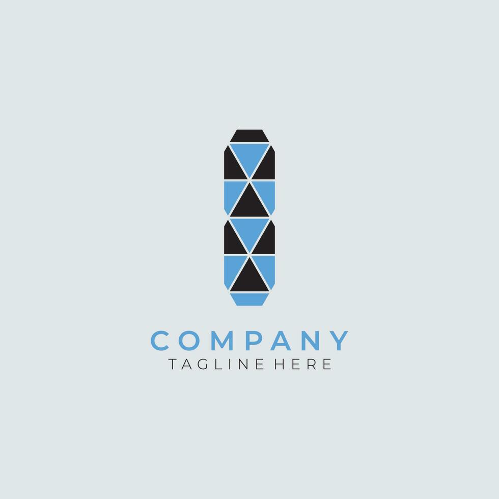 abstract monogram initial font logo template. icons for business of fashion, sport, luxury vector
