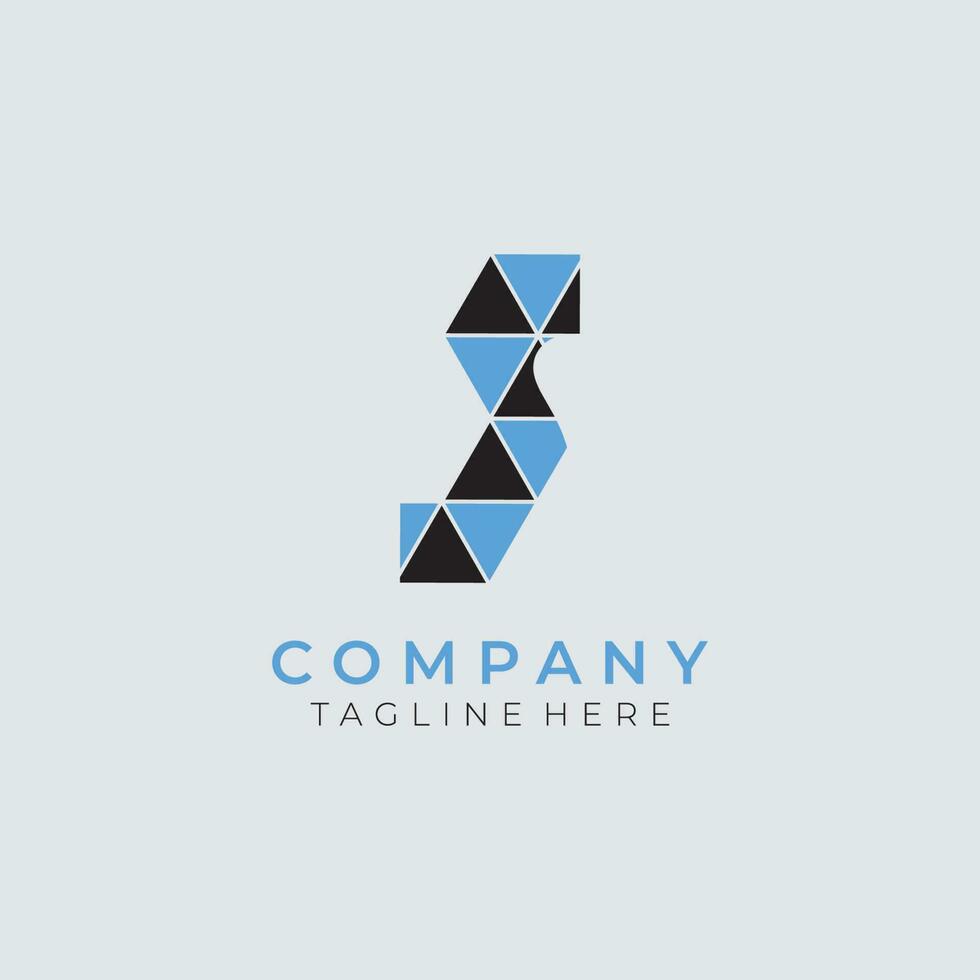 abstract monogram initial font logo template. icons for business of fashion, sport, luxury vector