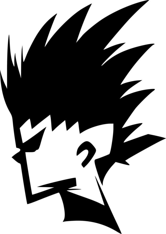 Metal - Black and White Isolated Icon - Vector illustration
