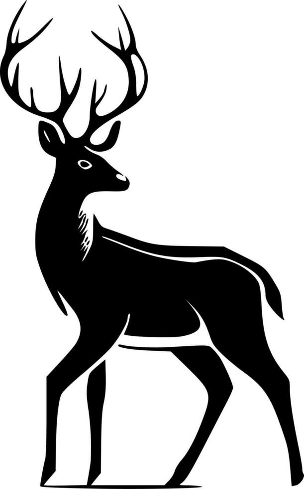 Deer - High Quality Vector Logo - Vector illustration ideal for T-shirt graphic
