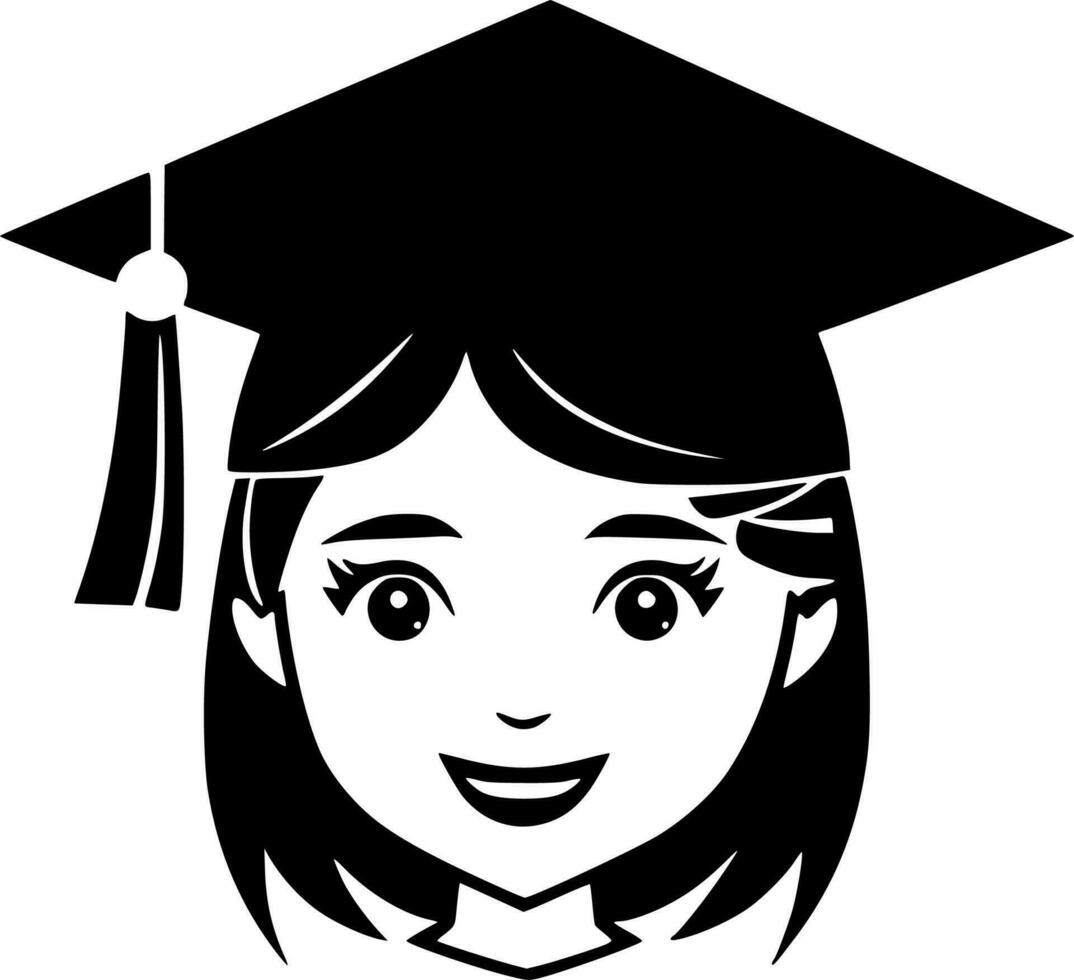 Graduation - High Quality Vector Logo - Vector illustration ideal for T-shirt graphic