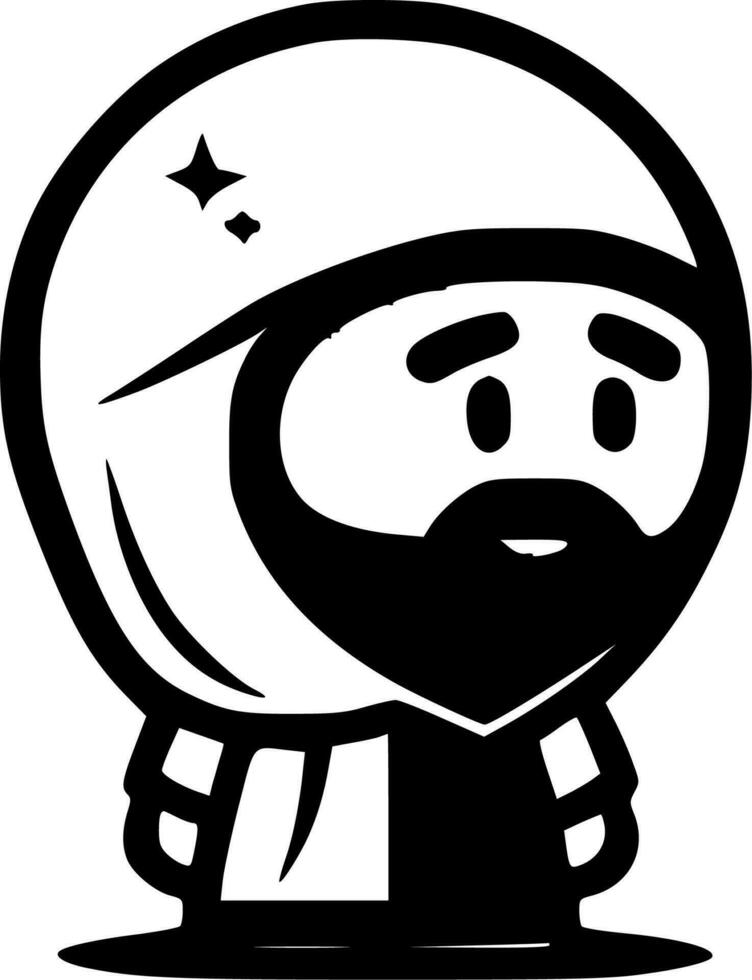 Islam, Minimalist and Simple Silhouette - Vector illustration