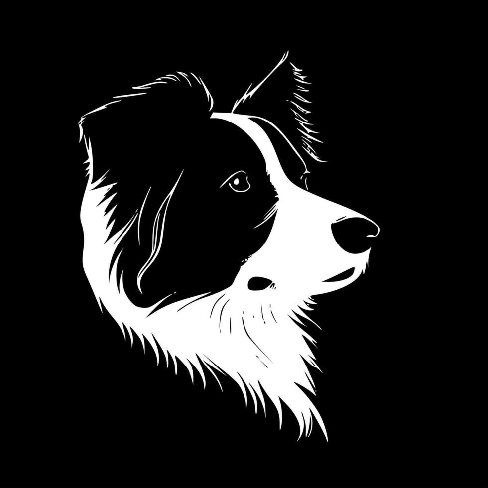 frontera collie - alto calidad vector logo - vector ilustración ideal para camiseta gráfico