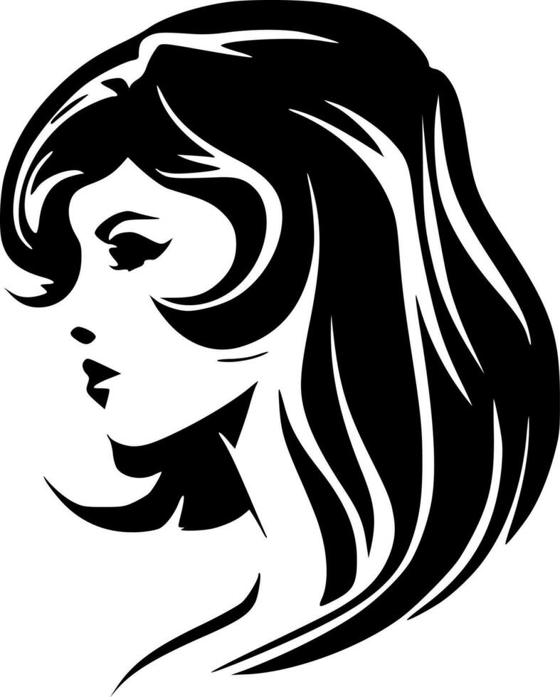 Women, Minimalist and Simple Silhouette - Vector illustration