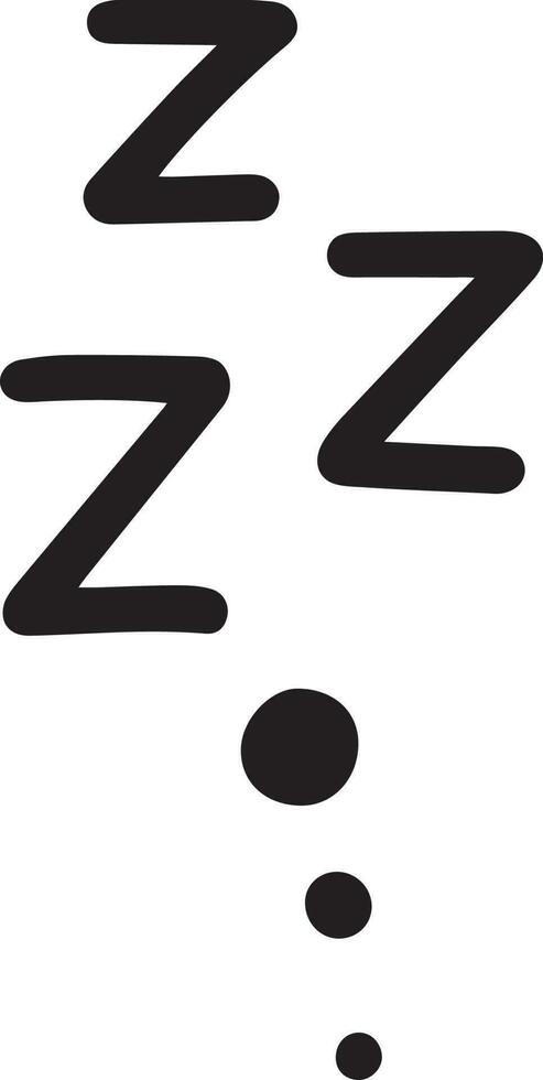zzz sleep icon. vector