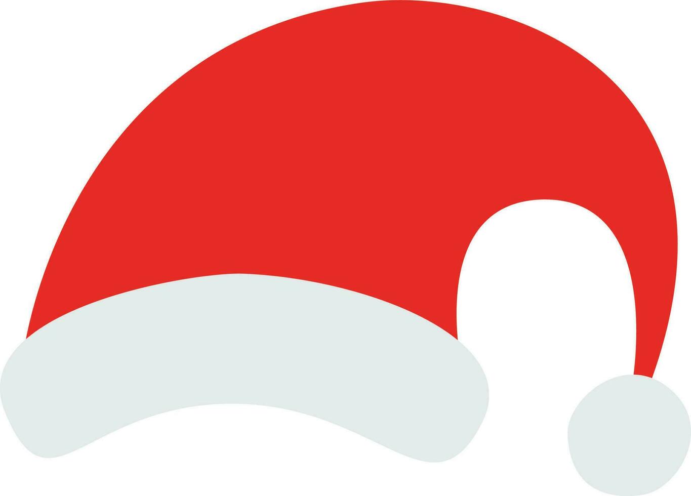 Santa christmas hat. vector