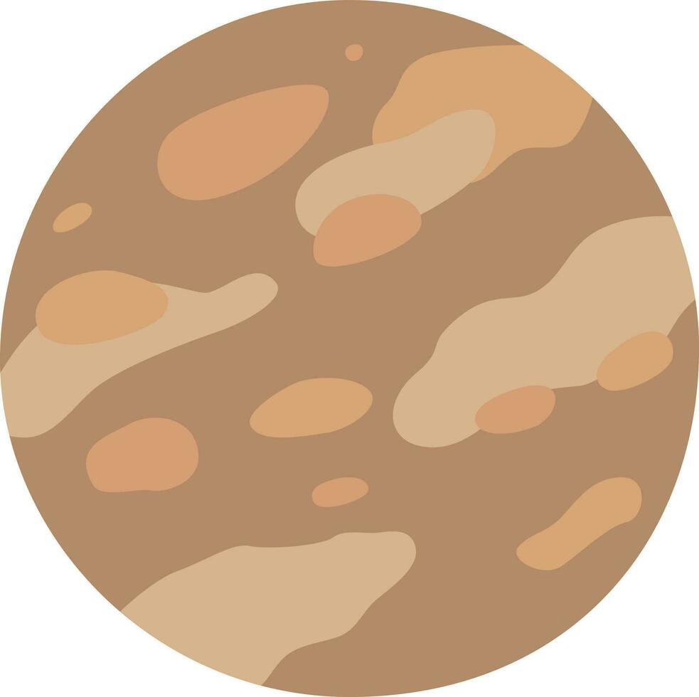 planet Pluto illustration vector