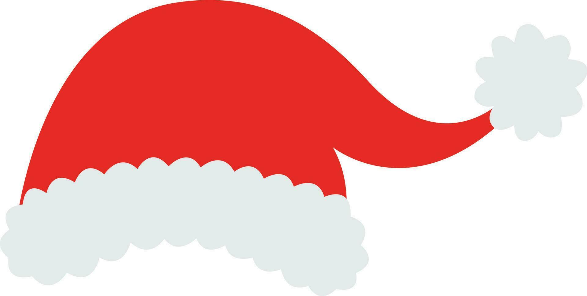 Santa christmas hat. vector
