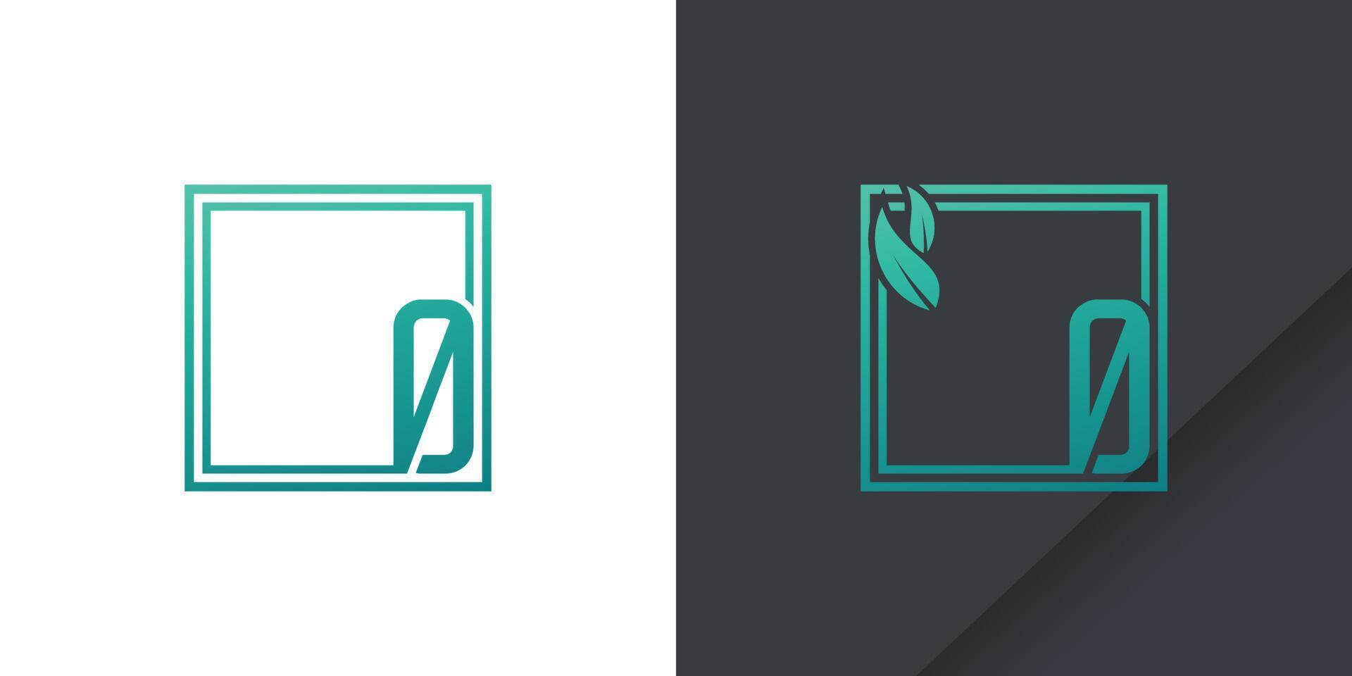 Number logo design vector