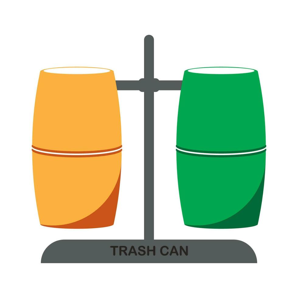 Trash can icon vector