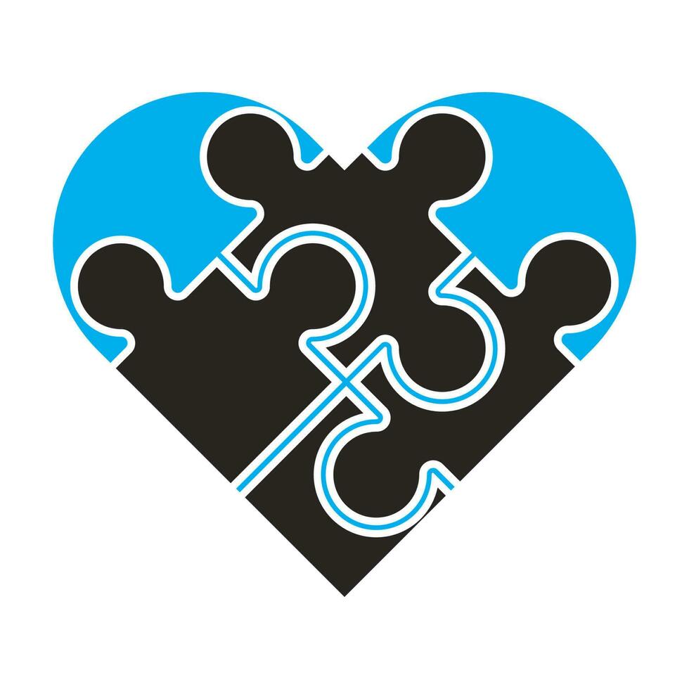 Puzzle icon vector
