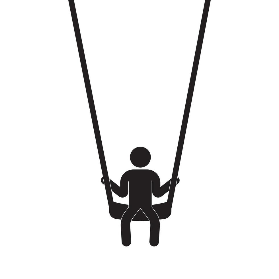 swing icon vector