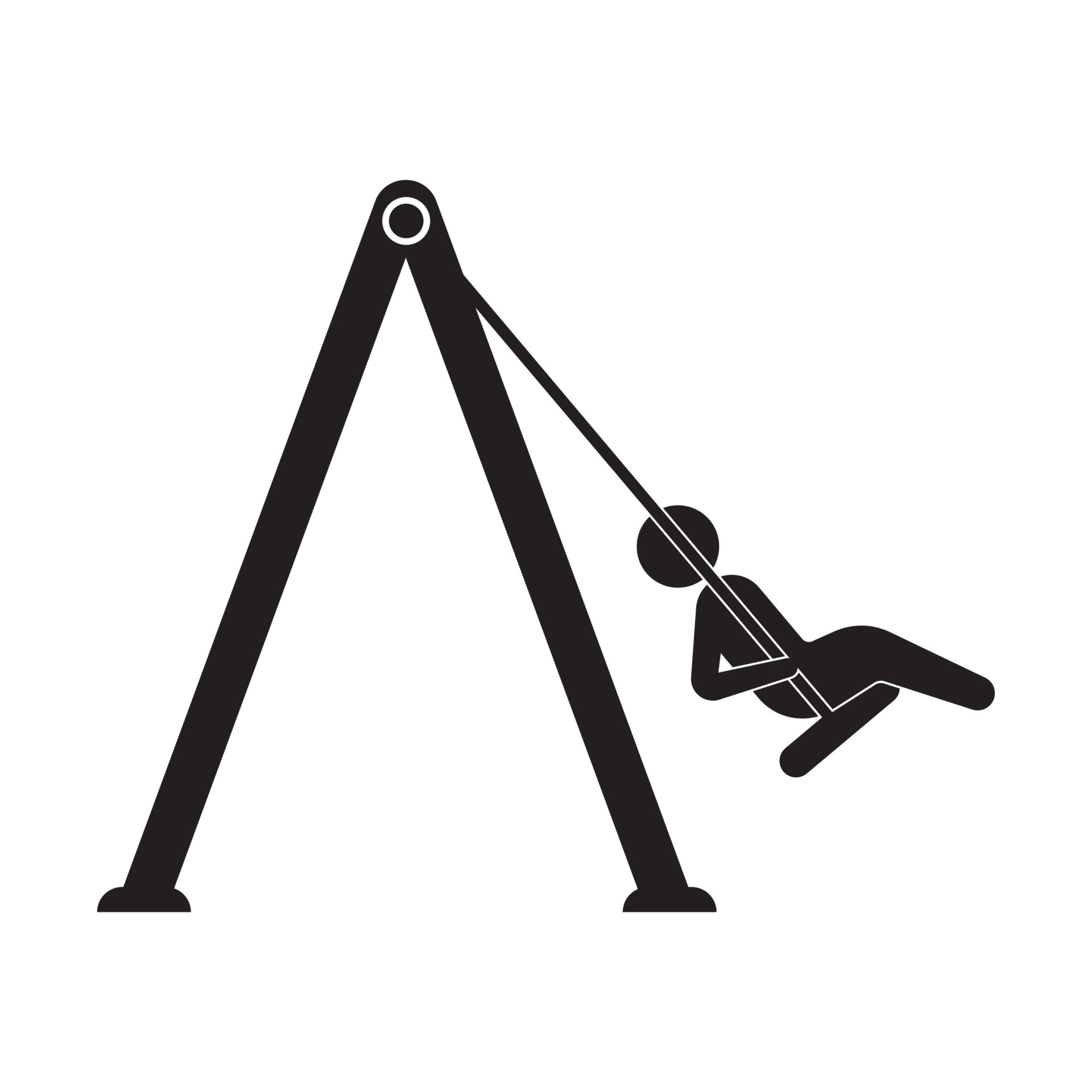 swing icon vector 24148796 Vector Art at Vecteezy
