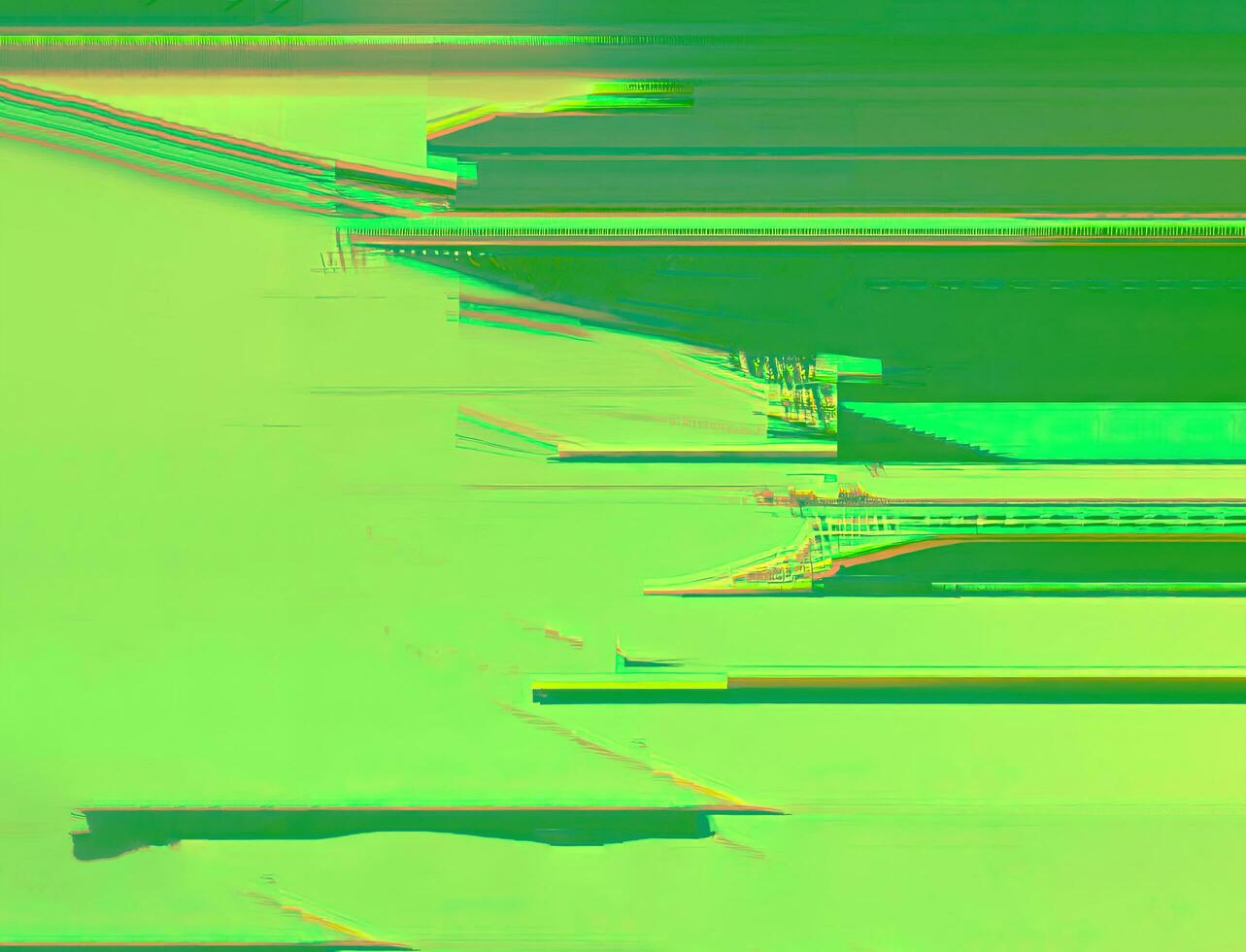 Abstract Glitch Background Design In Dark and Light  Green color Combo photo