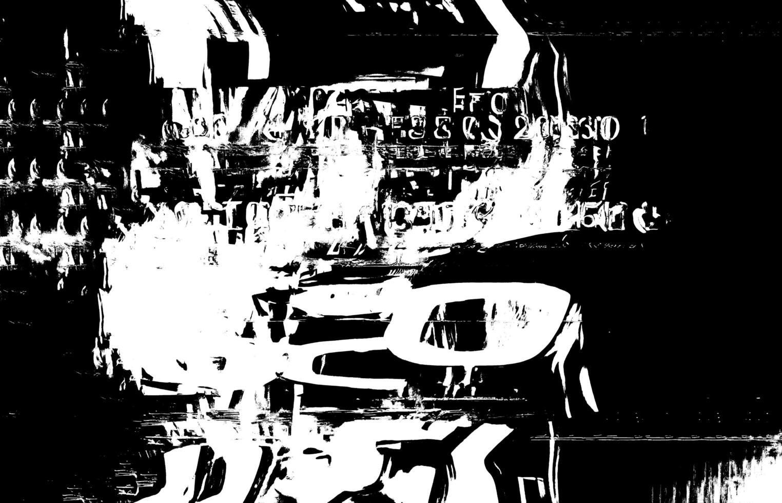 Abstract Noise Black and White Glitchy Grunge with Distorted Textures and Vintage Aesthetics for Abstract Digital and Print Design photo