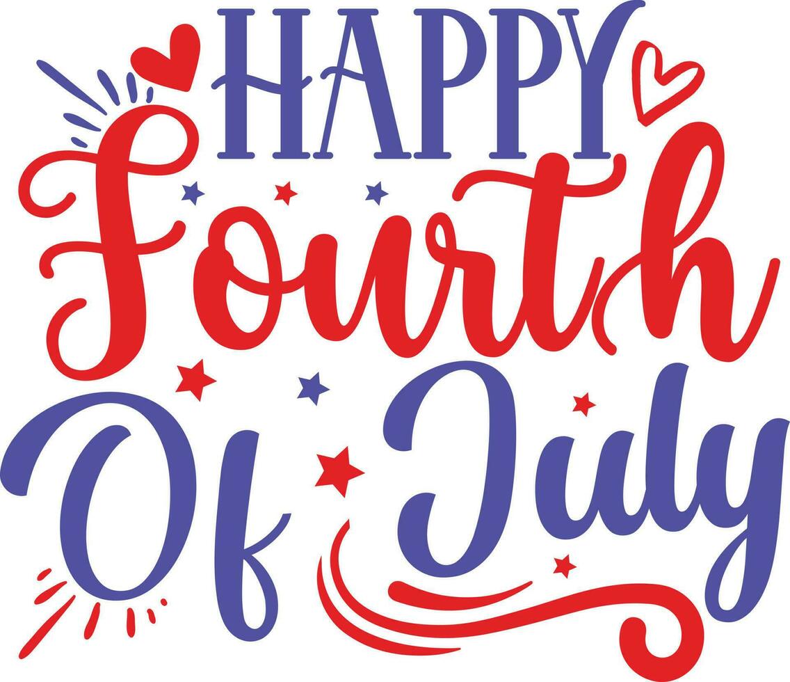 4th Of July Design vector