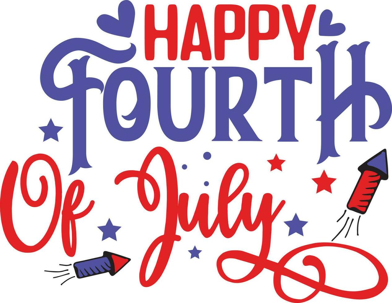 4th Of July Design vector