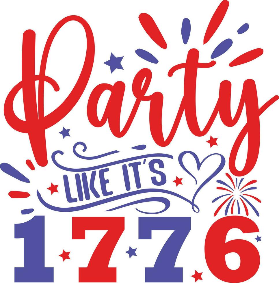 4th Of July Design vector